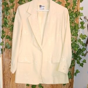 Together Canary Yellow  Blazer Tailored Suit Jacket